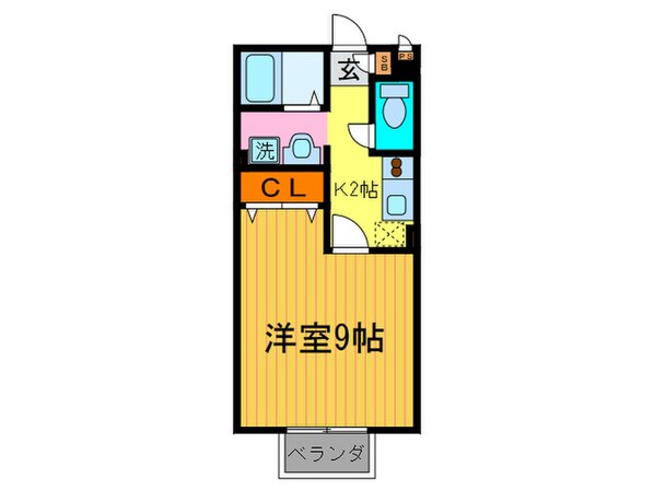 ディアコ－ト一乗寺の物件間取画像